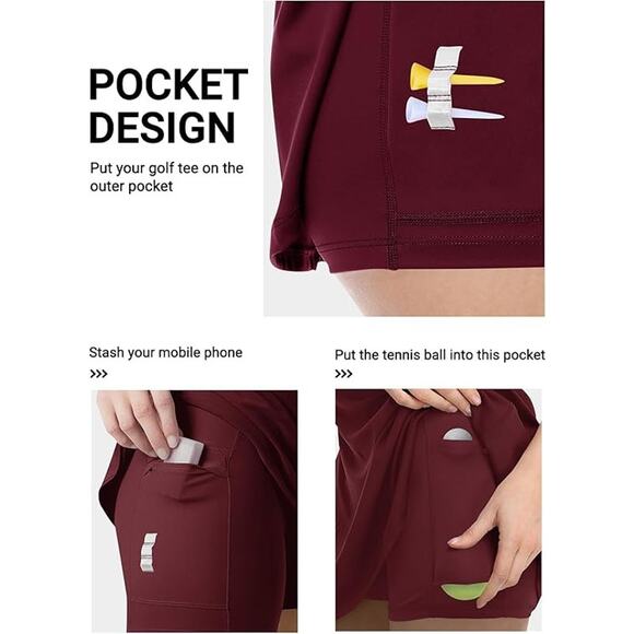 NEW Tennis/Golf Dress with Built-in Shorts and Bra - Picture 4 of 5